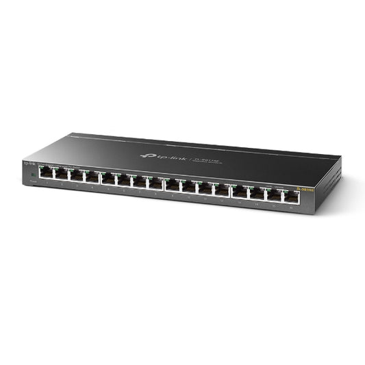 TP-Link TL-SG116E Hallitsematon L2 Gigabit Ethernet (10/100/1000) Musta