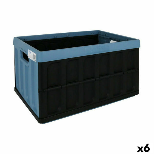 Monikäyttöinen laatikko Tontarelli Sininen Musta Taulu 53 x 35 x 28,5 cm (6 osaa)