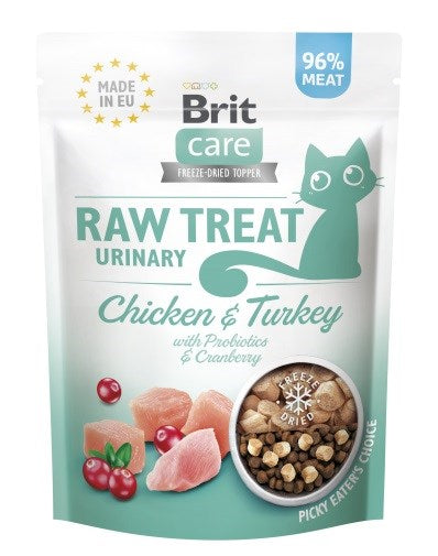 BRIT Care Raw Treat Virtsakana kalkkunan kanssa - kissan herkkuja - 40g