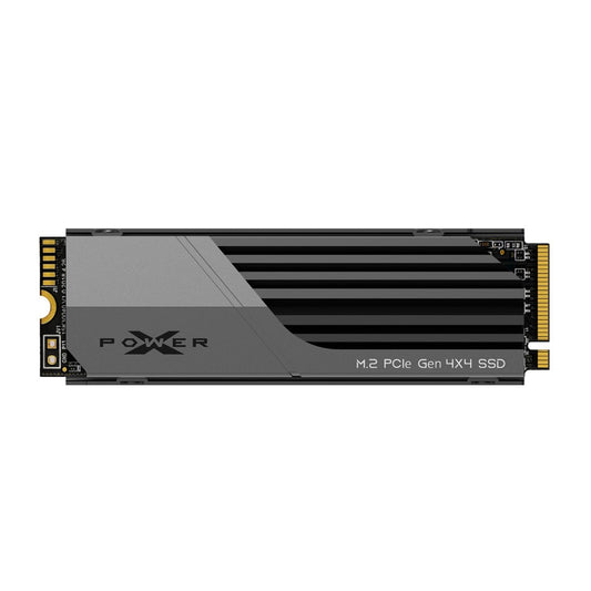 SILICON POWER PCIe Gen 4x4 XS70 Sisäinen SSD-asema SSD 2TB M.2 2280 NVMe 1.4 (SP02KGBP44XS7005) Musta Harmaa