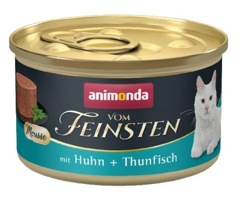 ANIMONDA Vom Feinsten Mousse Kana ja tonnikala - kissan märkäruoka - 85 g