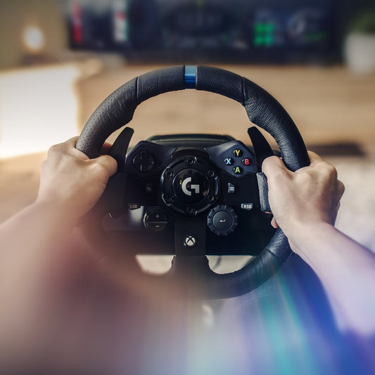 Logitech G G923 Racing Wheel ja -pedaalit Xbox X|S:lle Xbox Onelle ja PC:lle