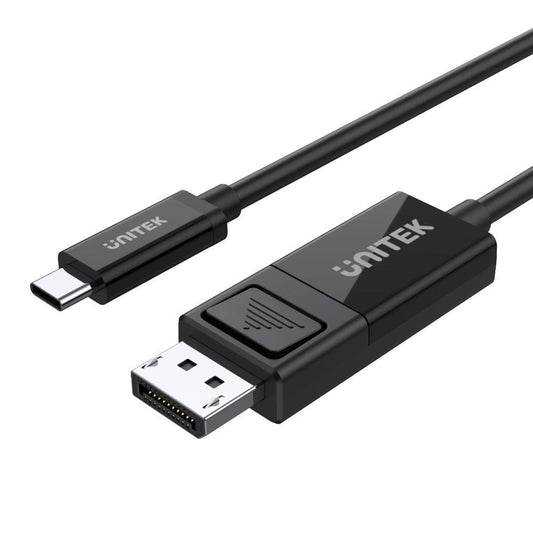 UNITEK V1146A kaapeli sukupuolenvaihtaja USB-C DisplayPort Musta