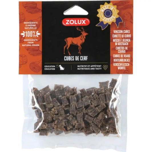 ZOLUX Deer cubes - Dog treat - 100g