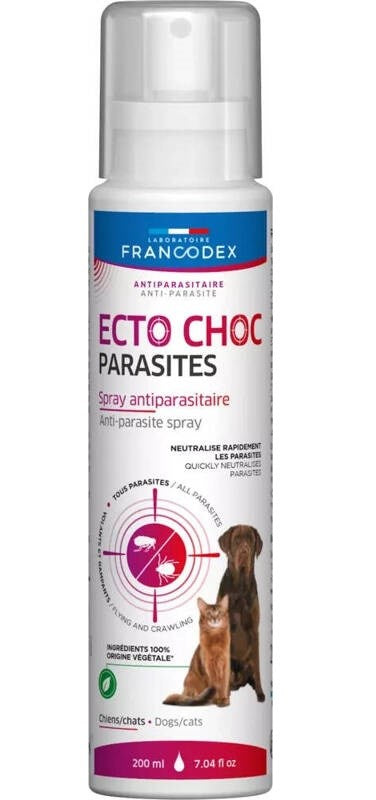 FRANCODEX Ecto Choc Parasites - loisten vastainen spray - 200 ml