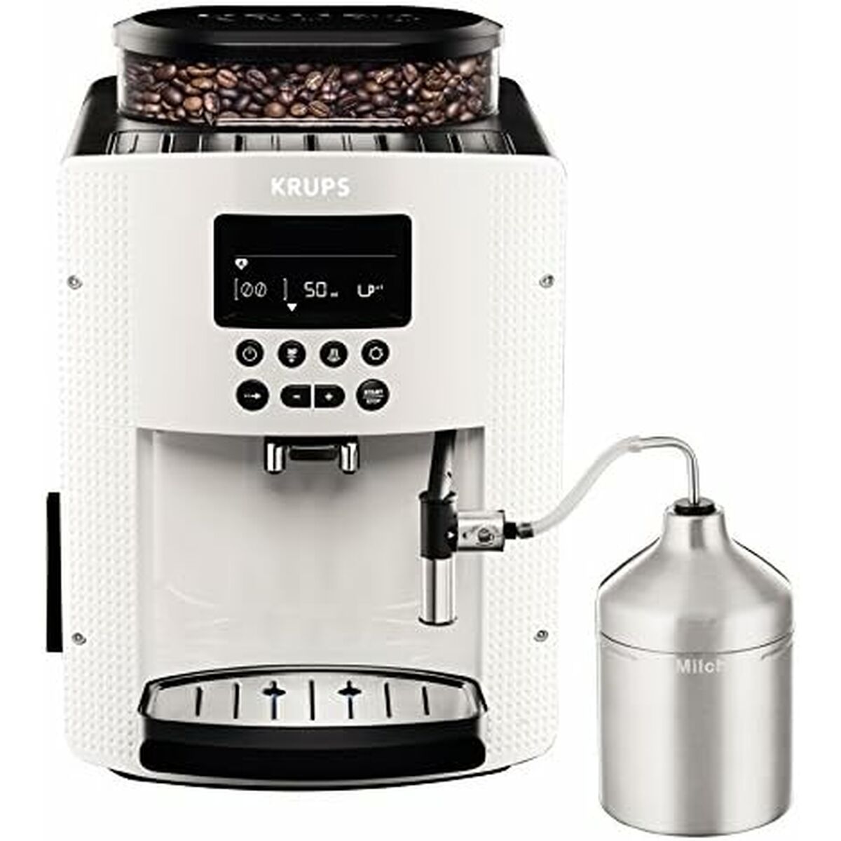Superautomaattinen kahvinkeitin Krups EA 8161 Valkoinen 1450 W 15 bar 1,8 L