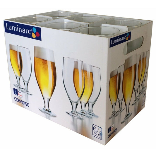 Olutlasit Luminarc Spirit Bar Läpinäkyvä Lasi 500 ml 6 osaa (Pack 6x)