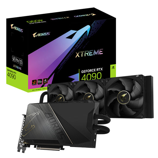 Gigabyte AORUS XTREME AORUS GeForce RTX 4090 XTREME WATERFORCE 24G NVIDIA 24 Gt GDDR6X