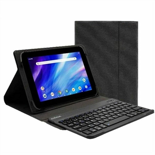 Hülle für Tablet und Tastatur Nilox NXKB01 Schwarz