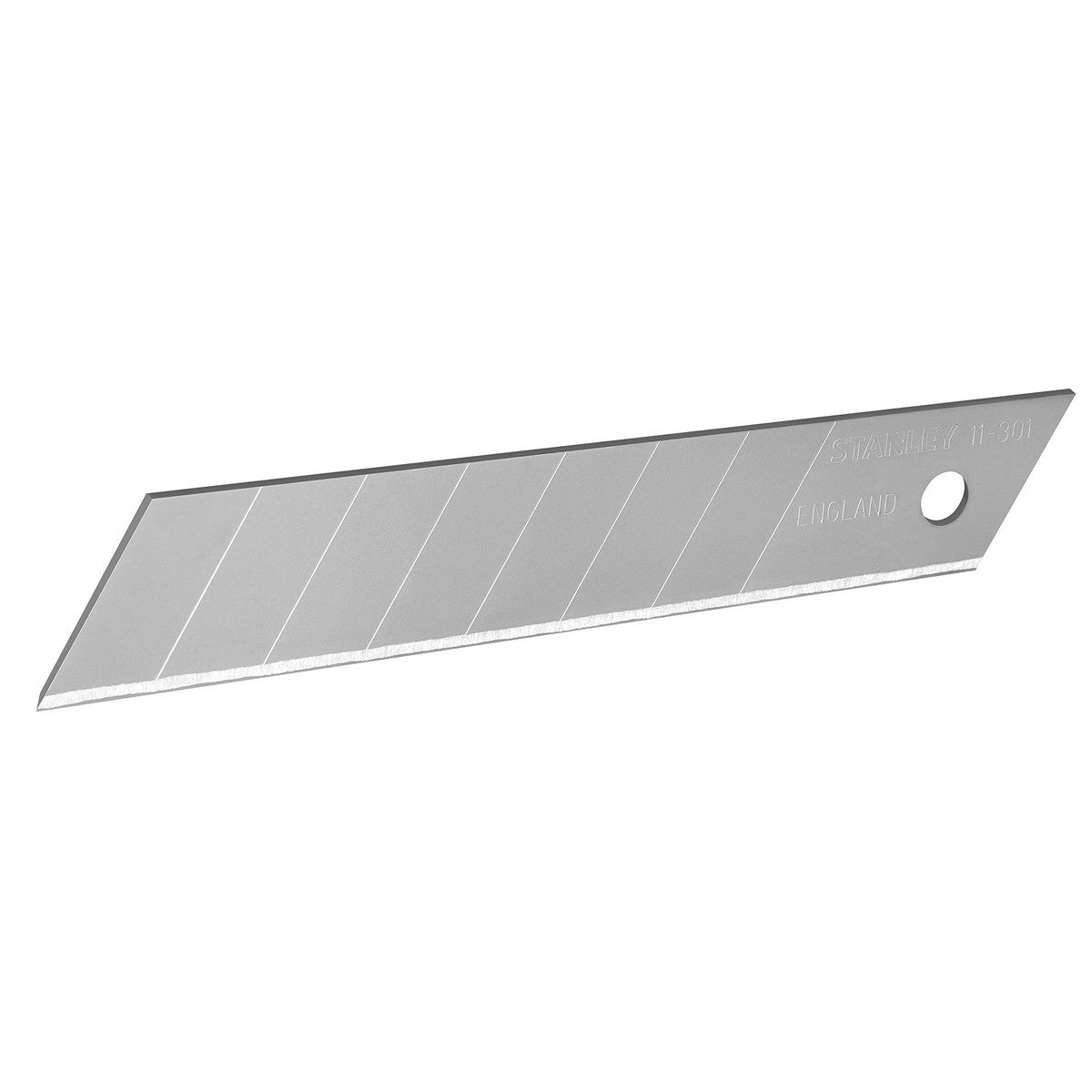 Klinge für Cuttermesser Stanley 0-11-301 Schwarz 18 mm (10 Stück)