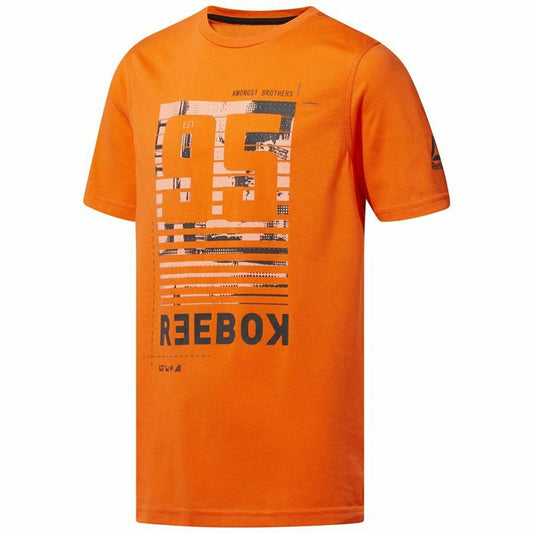 Miesten T-paita Reebok Sportswear Rebelz Oranssi, Koko S