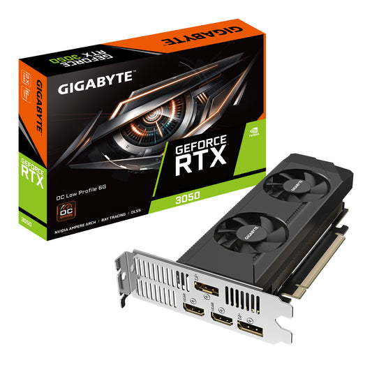 Gigabyte GeForce RTX 3050 OC Low Profile 6G NVIDIA 6 Gt GDDR6