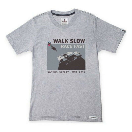 Miesten T-paita OMP Walk Slow Harmaa, Koko XL