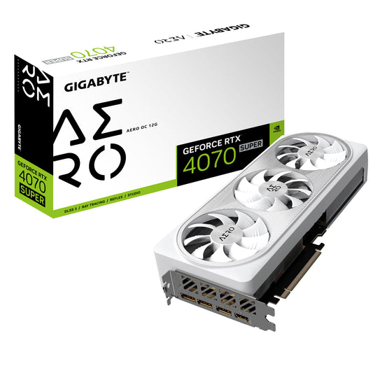 Gigabyte AERO GeForce RTX 4070 SUPER OC 12G NVIDIA 12GB GDDR6X