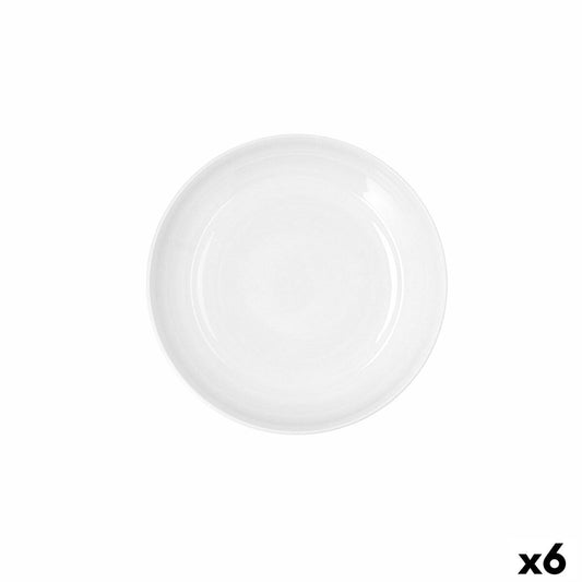 Syvä lautanen Ariane Artisan Keraminen Valkoinen 25 cm (6 osaa)