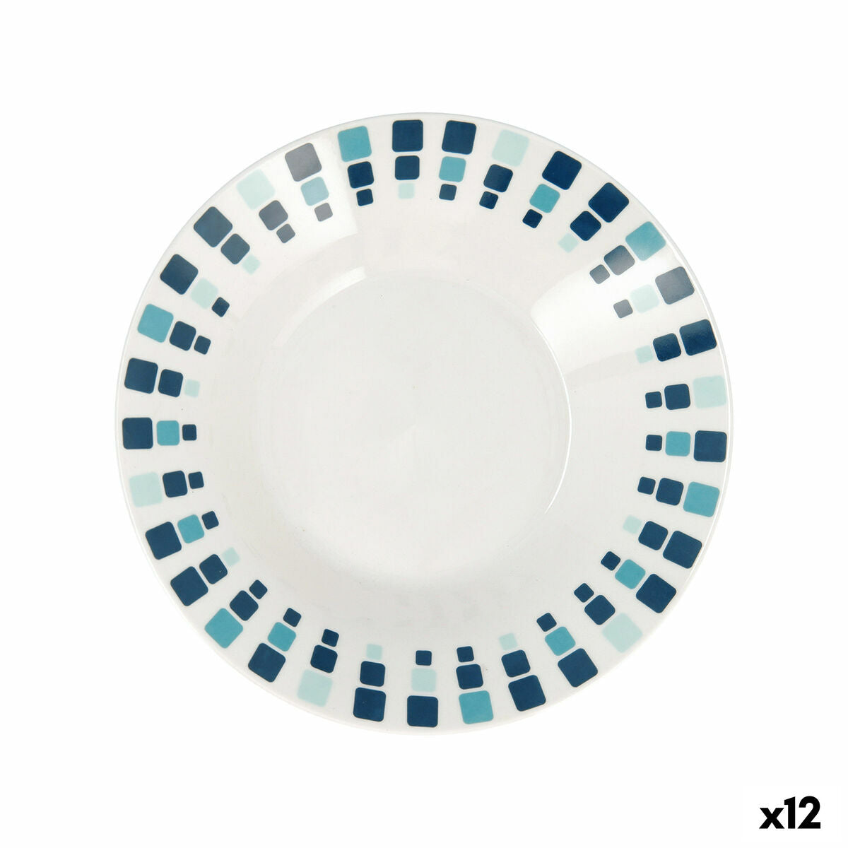 Syvä lautanen Quid Simetric Sininen Keraminen 20 cm (12 osaa)