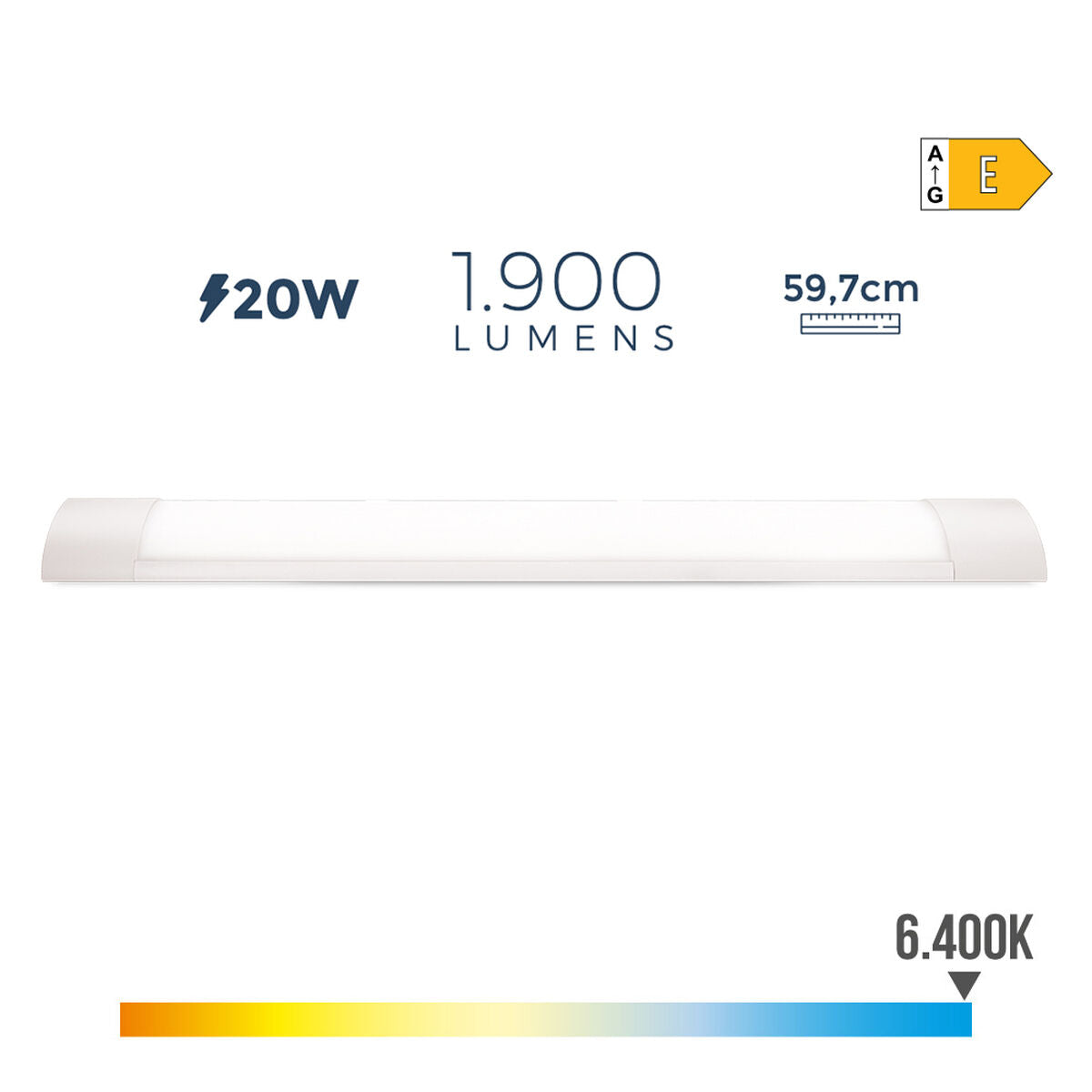 LED Röhre EDM Weiß A 20 W 1900 Lm (6400 K)