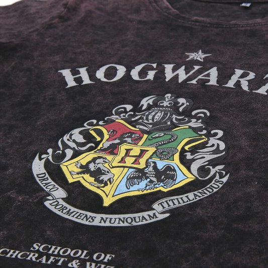 Miesten T-paita Harry Potter Harmaa Tumman harmaa, Koko S