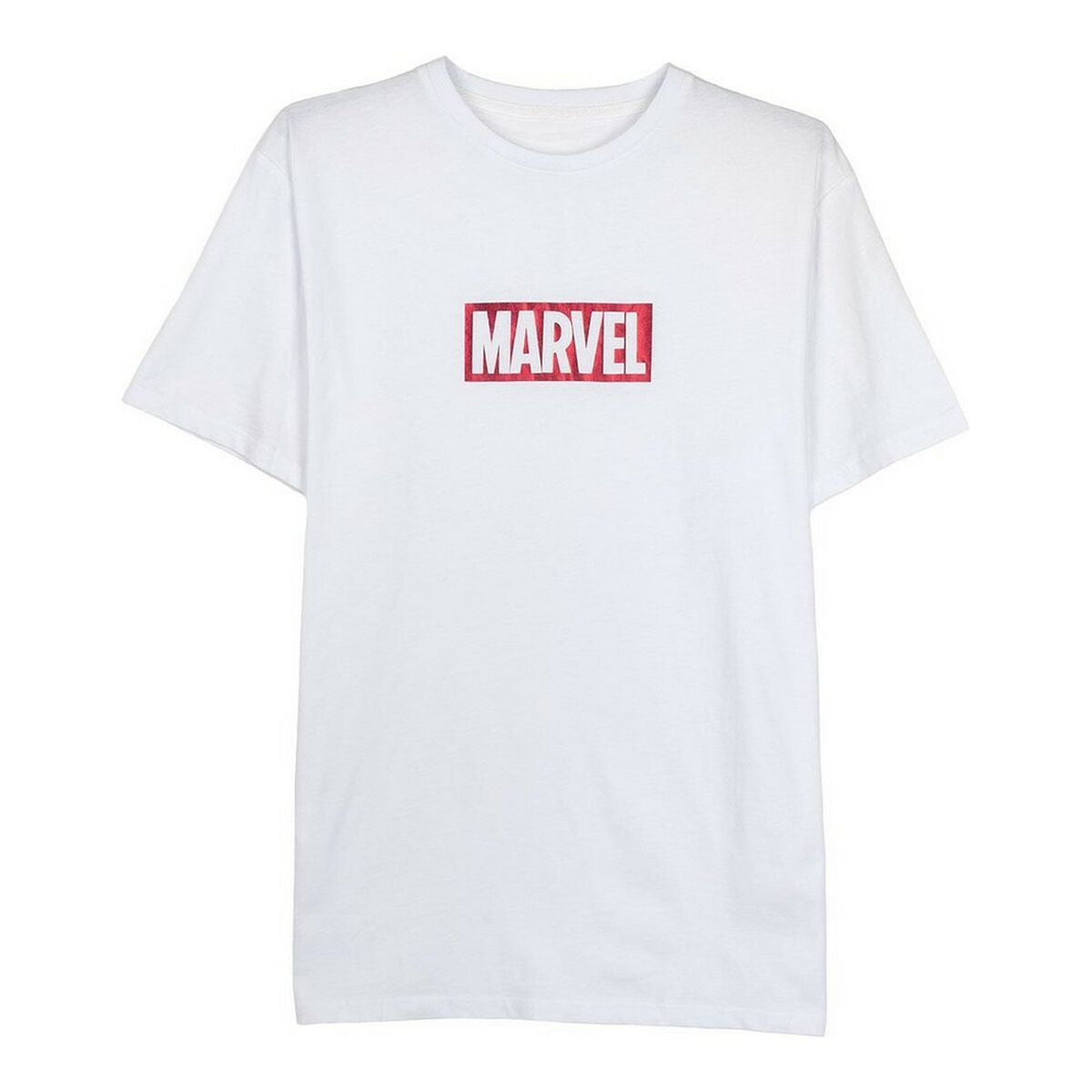 Miesten T-paita Marvel Valkoinen Aikuisten, Koko L
