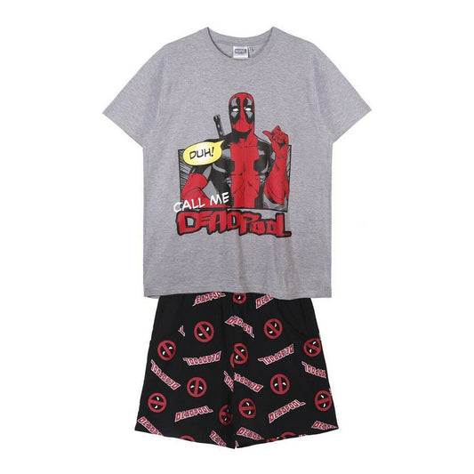 Pyjamat Deadpool Harmaa (Aikuisten) Miehet, Koko S