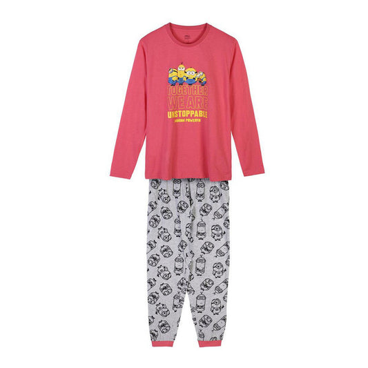 Pyjamat Minions Pinkki Nainen, Koko XS