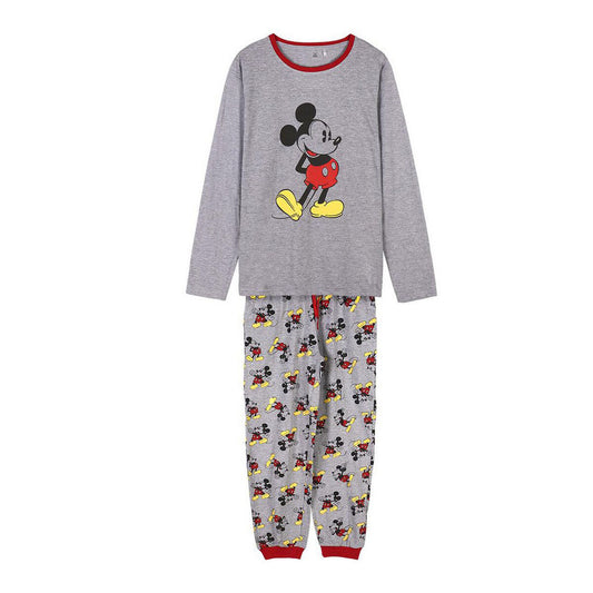Pyjamat Mickey Mouse Harmaa (Aikuisten) Miehet, Koko S