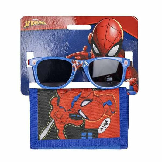 Sunglasses and Wallet Set Spider-Man 2 Kappaletta Sininen