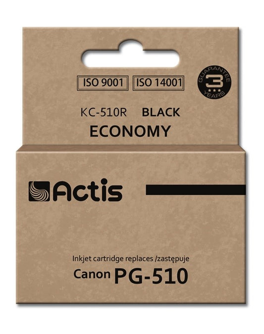 Actis KC-510R muste Canon-tulostimeen; Canon PG-510 vaihto; Vakio; 12 ml; musta - KorhoneCom