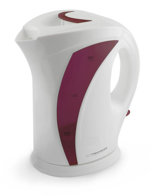 Esperanza EKK018R Electric kettle 1.7 L  White / Red