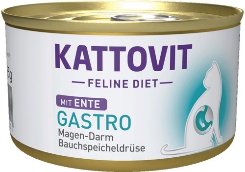 KATTOVIT Feline Diet Gastro Duck - kissan märkäruoka - 185g