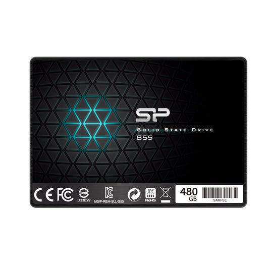 Silicon Power Slim S55 2,5 480 Gt Serial ATA III TLC -muistitikku