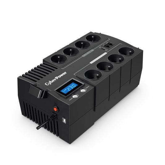 CyberPower BR700ELCD-FR keskeytymätön virtalähde (UPS) Line-Interactive 0,7 kVA 420 W 8 AC-pistorasiaa