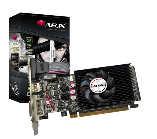 AFOX Geforce GT610 1GB DDR3 64bit DVI HDMI VGA LP tuuletin AF610-1024D3L7-V6