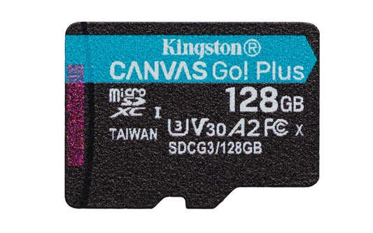Kingston Technology Canvas Go! Plus 128 GB MicroSD UHS-I Luokka 10