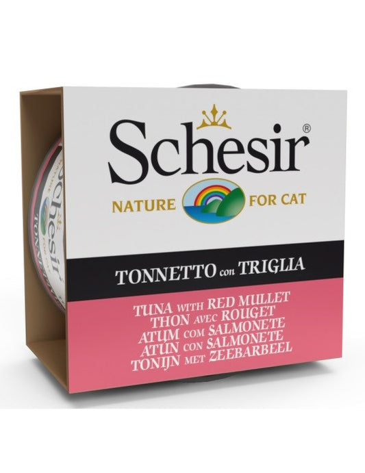 SCHESIR hyytelössä Tonnikala punaisella keltillä - kissan märkäruoka - 85 g