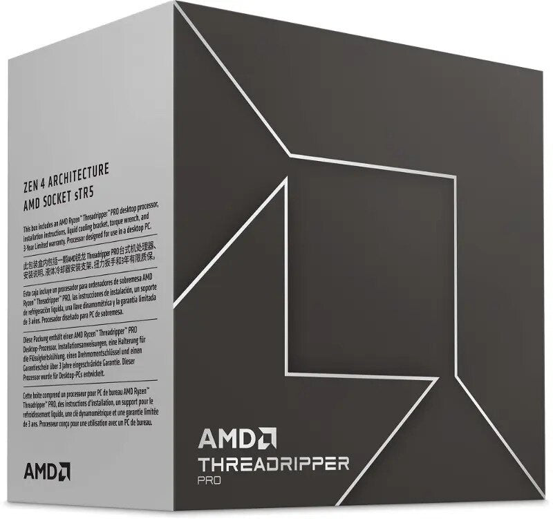 Prosessori AMD Threadripper PRO 7975WX (32C/64T) 4,0 GHz (5,3 GHz Turbo) Socket sTR5 TDP 350W lokero