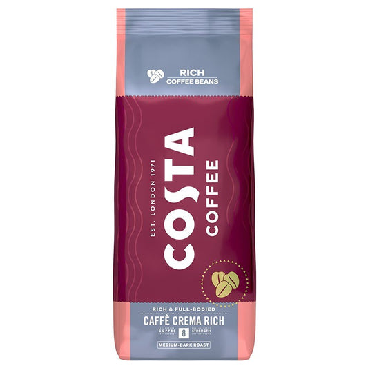 Costa Coffee Crema Rich papukahvi 1kg