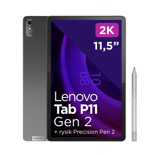 Lenovo Tab P11 128 GB 29,2 cm (11,5 Zoll) Mediatek 4 GB Wi-Fi 6E (802.11ax) Android 12 Grau 