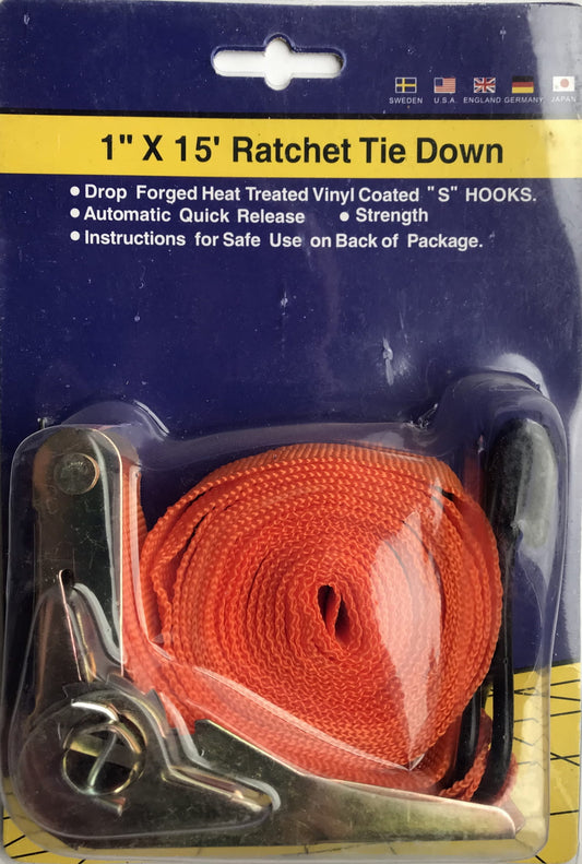 Ratchet Tie-Down Straps