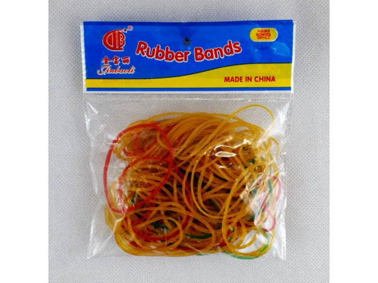 Rubber Bands - Mix colors; 100 pcs/pack