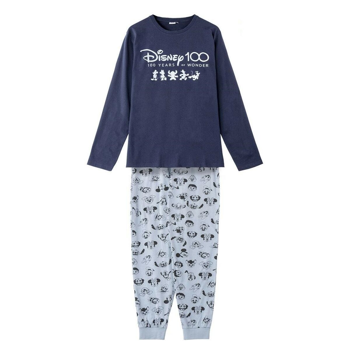 Pyjamat Disney Tummansininen (Aikuisten), Koko XXL