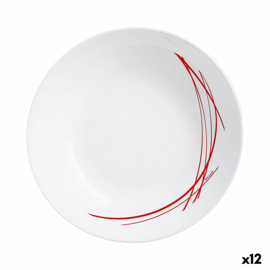 Syvä lautanen Arcopal Domitille Kaksivärinen Lasi (20 cm) (12 osaa)