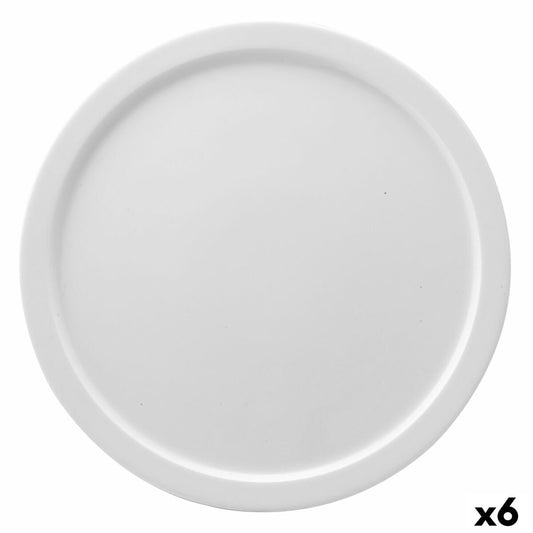 Pizzalautanen Ariane Prime Keraminen Valkoinen Ø 32 cm (6 osaa)