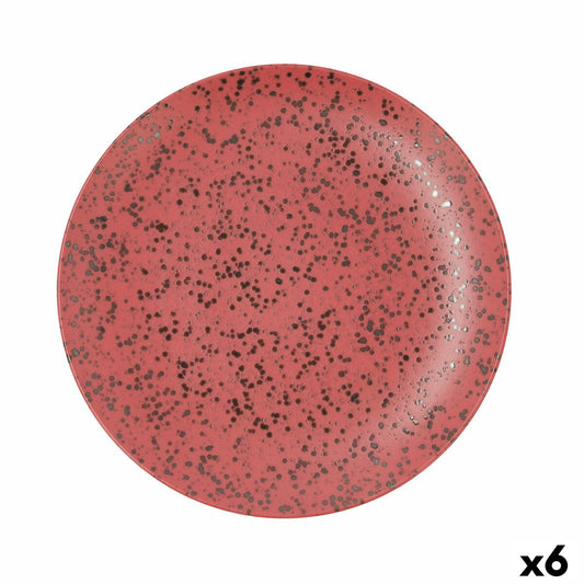 Litteä Lautanen Ariane Oxide Punainen Keraminen Ø 31 cm (6 osaa)
