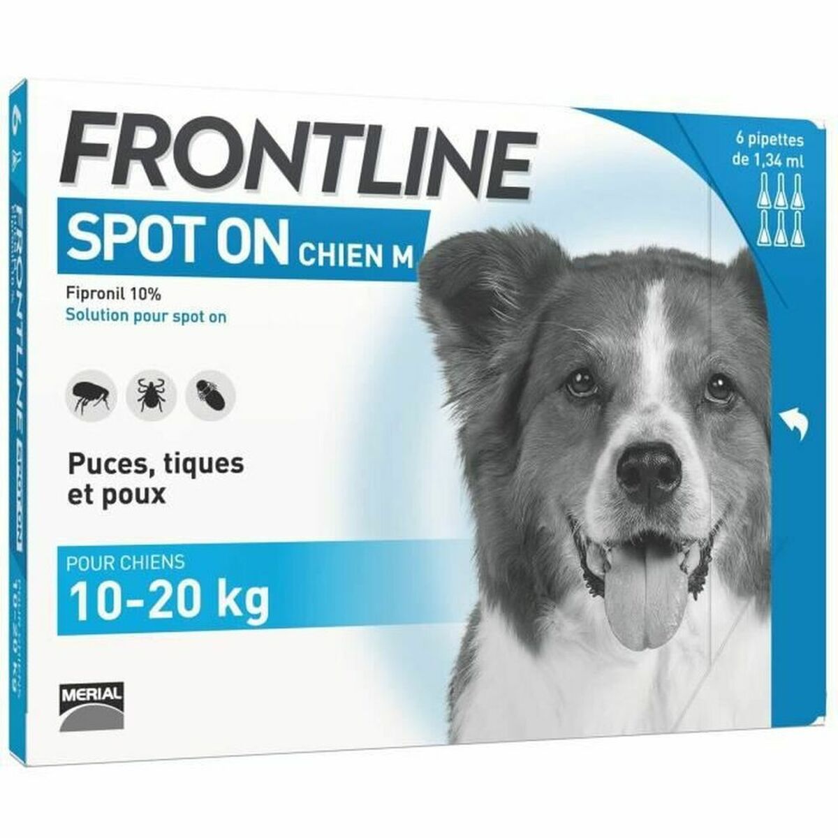 Pipetti koirille Frontline Spot On 10-20 Kg