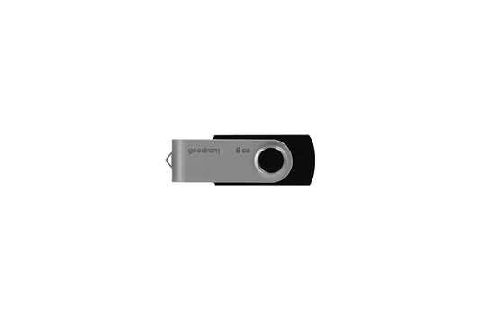 Goodram UTS2 USB-muistitikku 8 GB USB Type-A 2.0 Musta Hopea