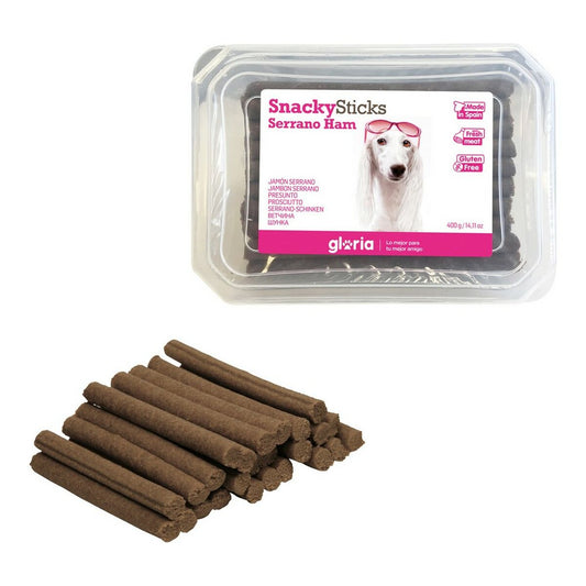 Koiran makupala Gloria Snackys Sticks Hampurilaiset (350 g)
