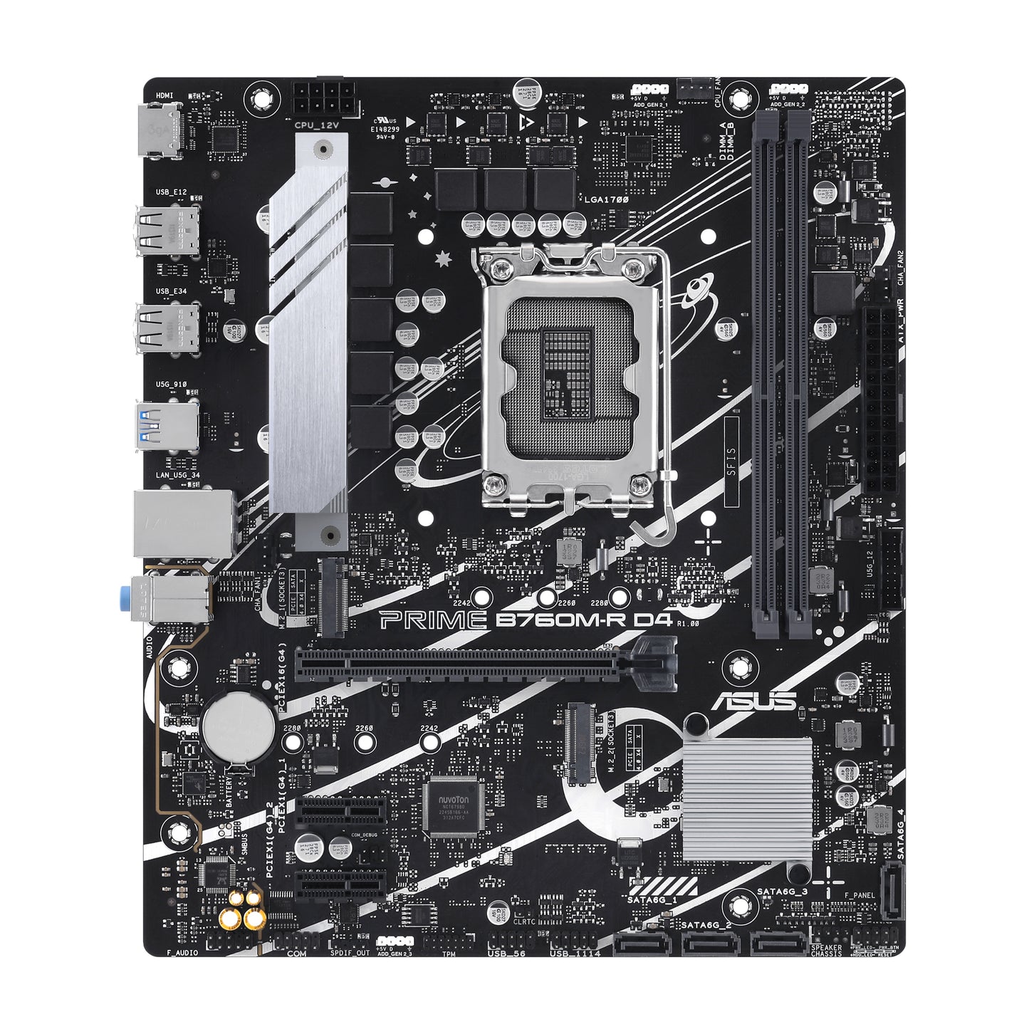 ASUS PRIME B760M-R Dc Intel B760 LGA 1700 micro-ATX - pieni - KorhoneCom