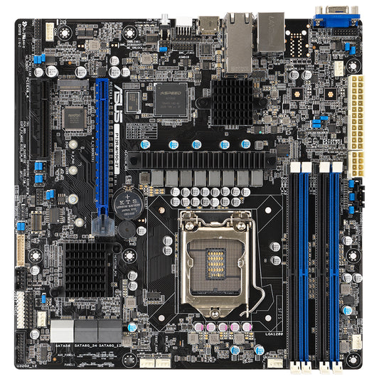 ASUS P12R-M/10G-2T Intel C252 LGA 1200 micro ATX - KorhoneCom