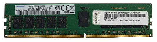Lenovo 4X77A7777495 sisältää 16 Gt 1 x 16 Gt DDR4 3200 MHz ECC-moduulin